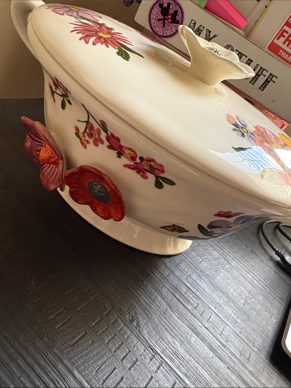 🟪 Nathalie Lete Titania Lidded Serving Bowl ANTHROPOLOGIE Soup Tureen